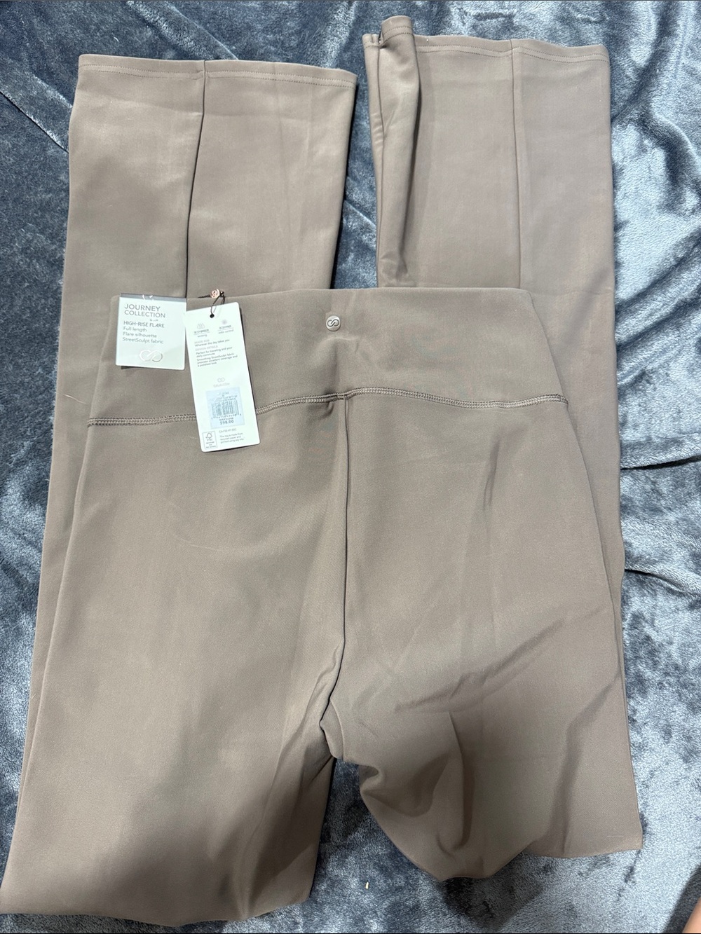 Calia women’s Medium Sculpt Flare with Zip Coffee color